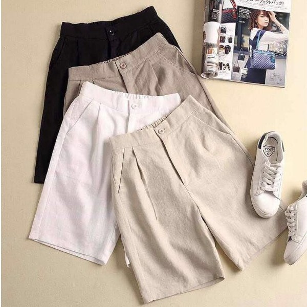 Quần đùi đũi khoá thật siêu XINH  Culottes