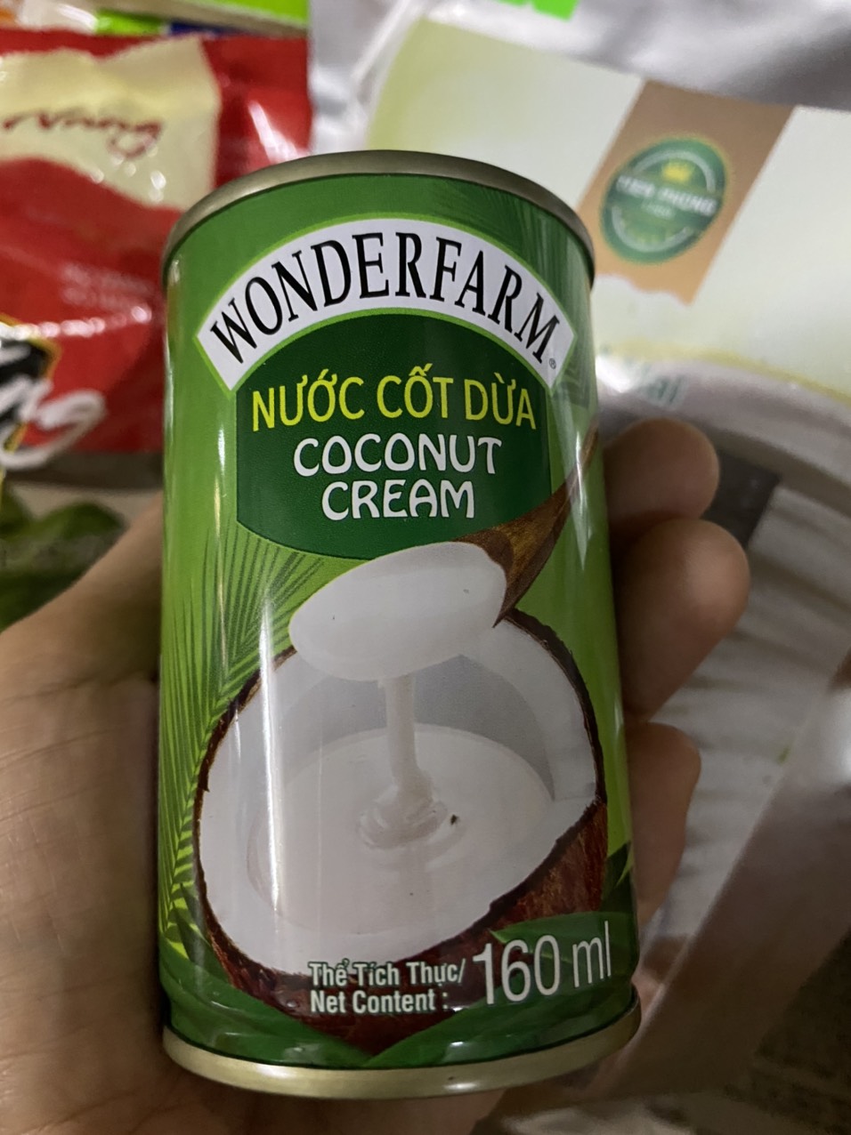 Nước cốt dừa Wonderfarm Lon 160ml