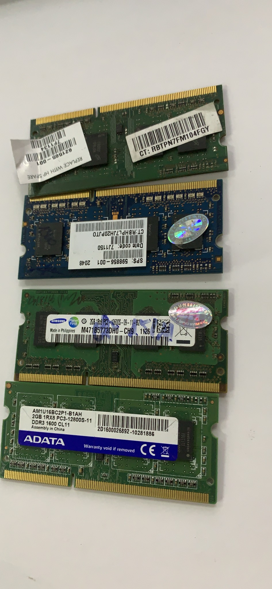 ram3 laptop 2gb buss 1333/ 1060 / 1600