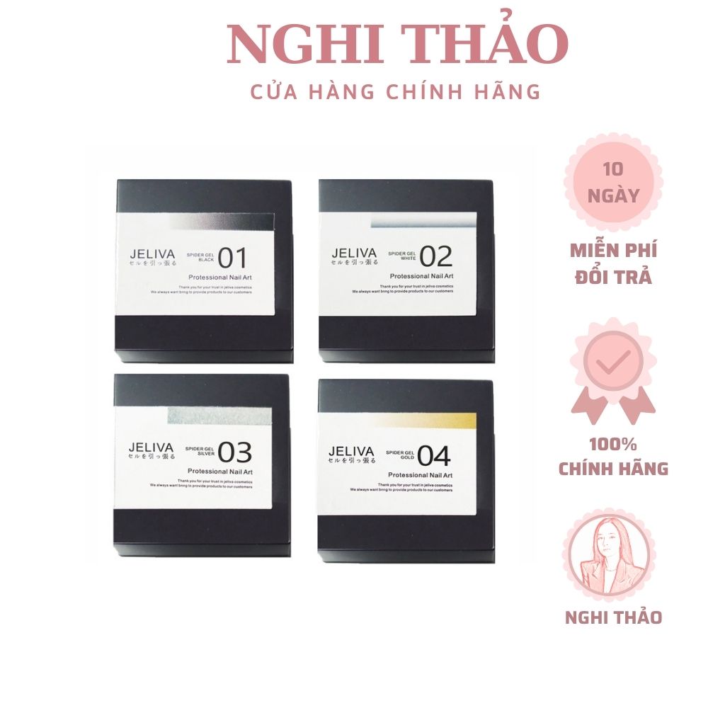 Gel nhện nail JELIVA siêu dai 8g