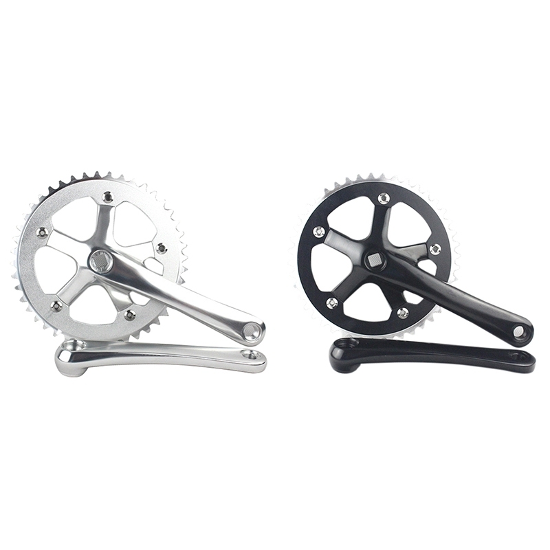 Mua Forged Alloy Crank Arm Length 170mm for MTB & Road Bicycles Folding Crankset Bike Parts BCD130mm-Black