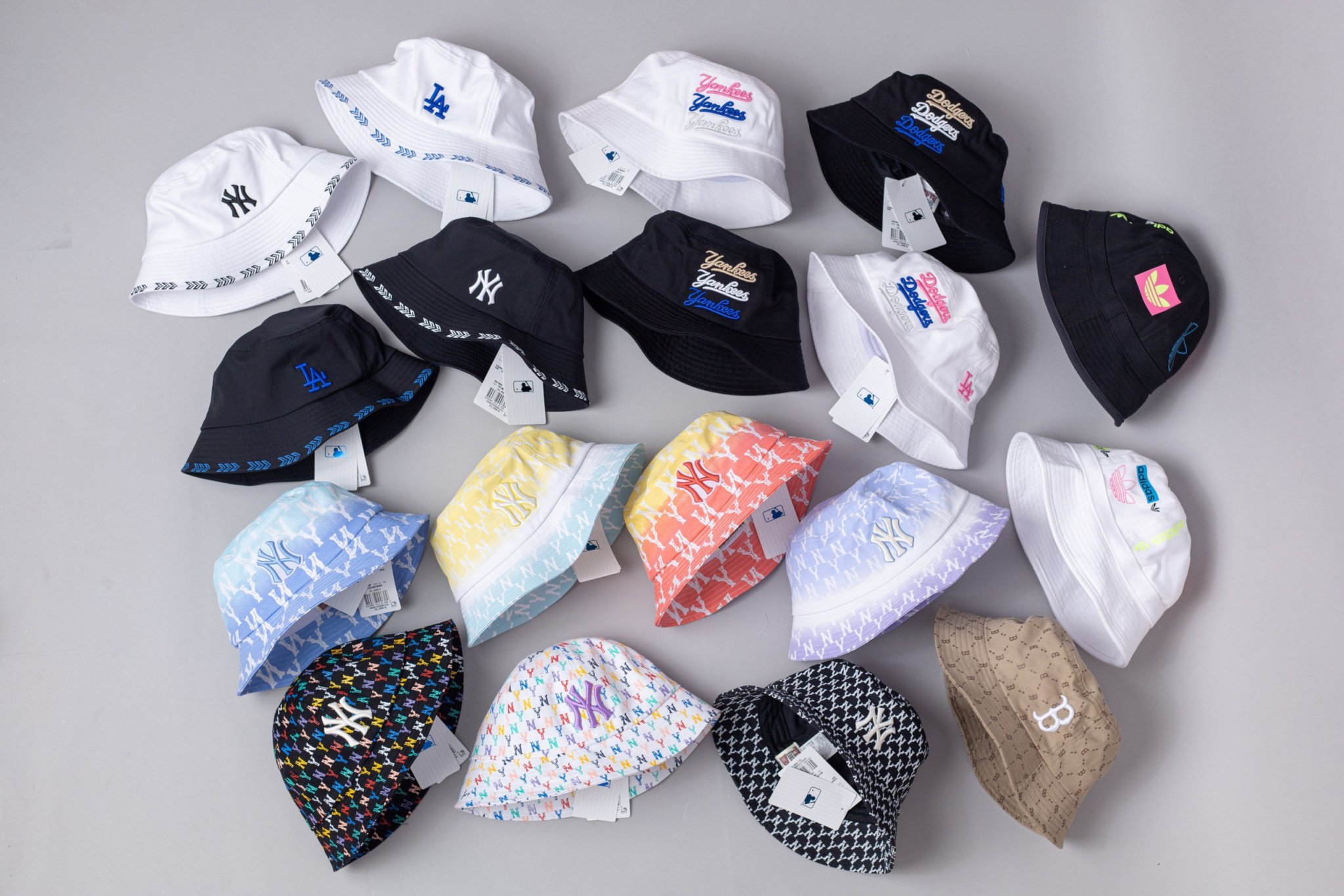 [HCM]Siêu Hot Nón Bucket MLB NY - Nhiều Màu