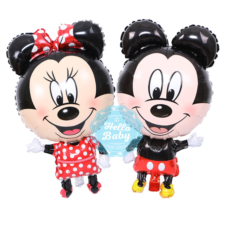 Bóng trang trí hình chuột Micky/Minnie (60cm)