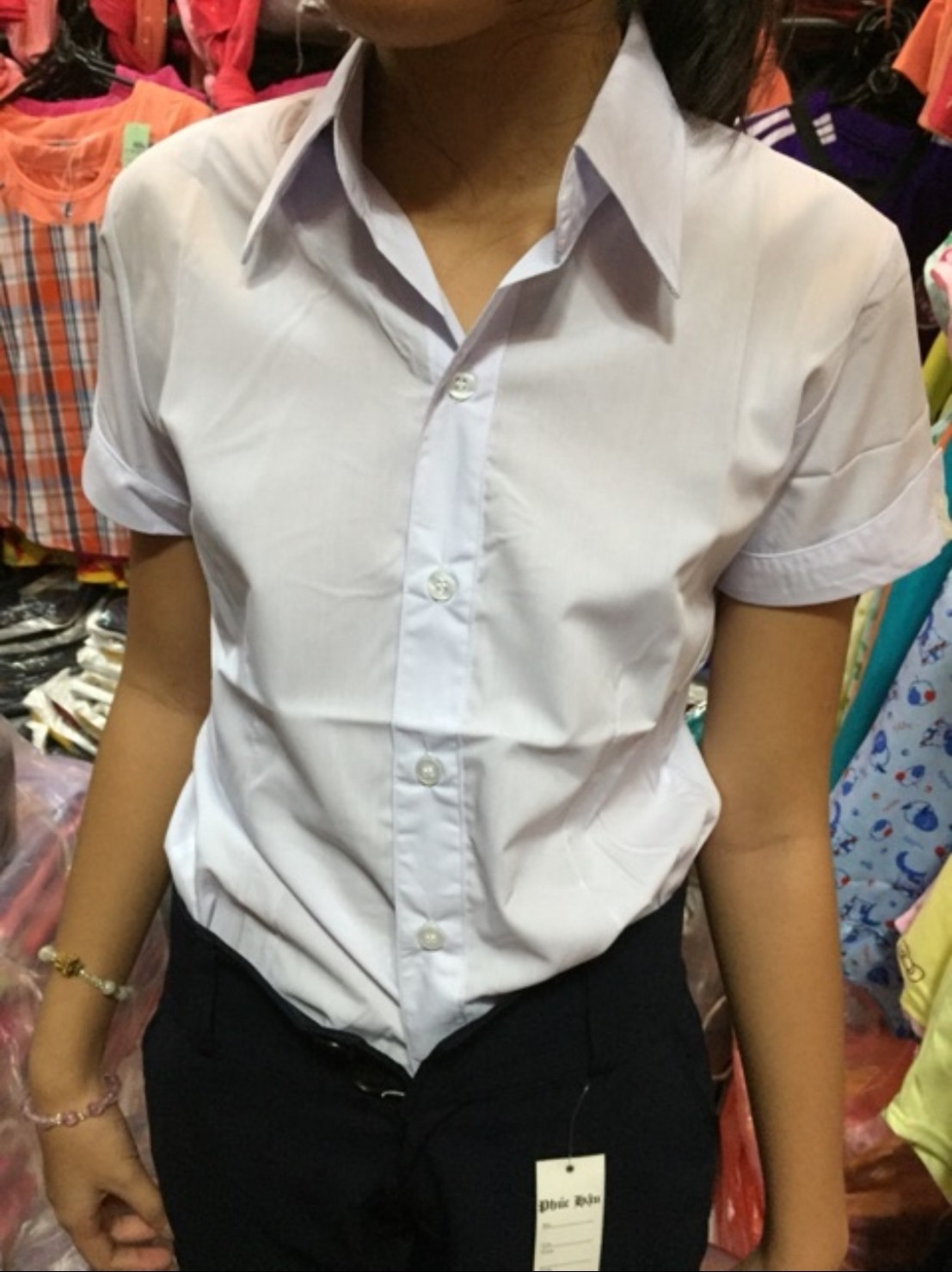 [HCM]Áo sơ mi học sinh nữ