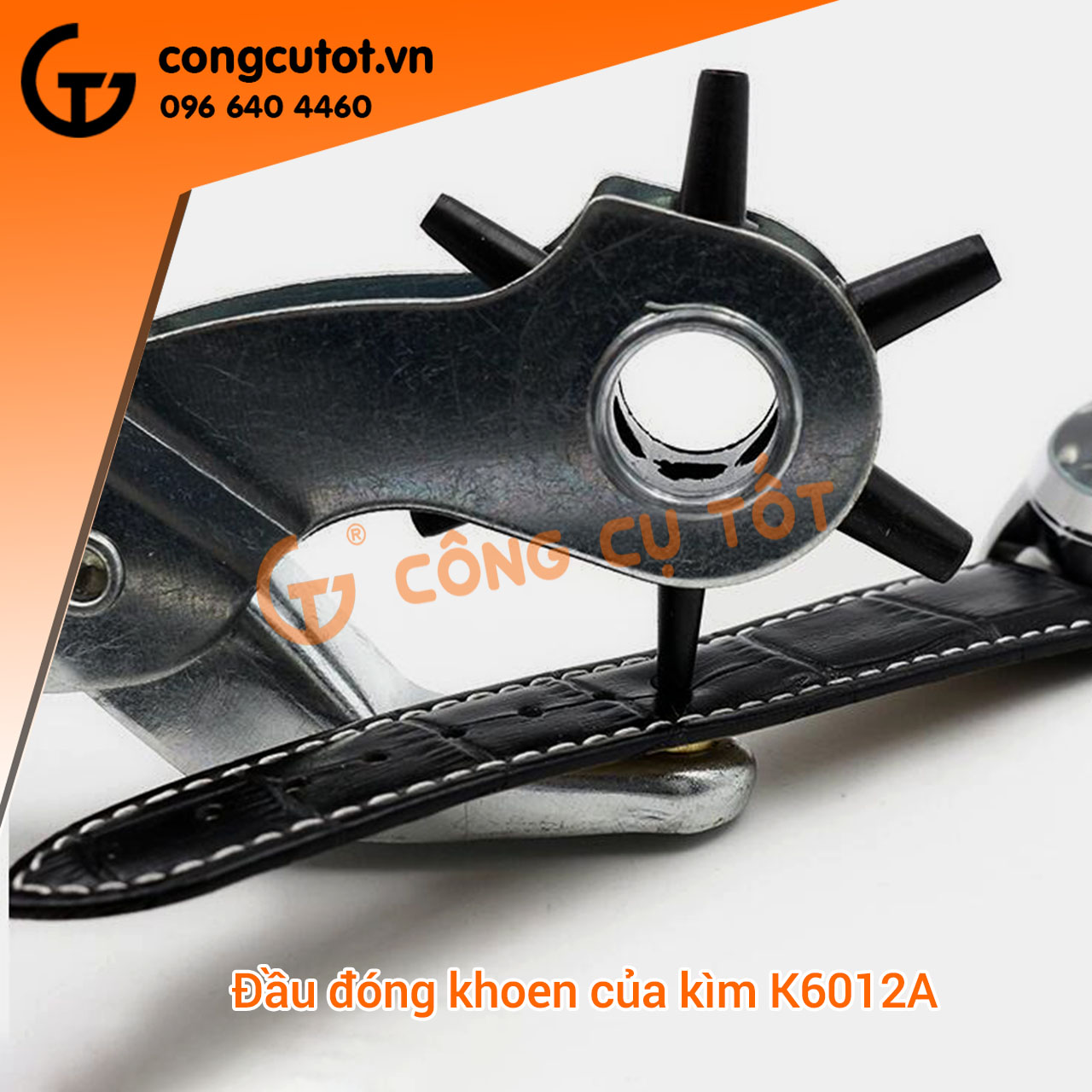 Kìm bấm khoen TOP K6012A Kèm khoen