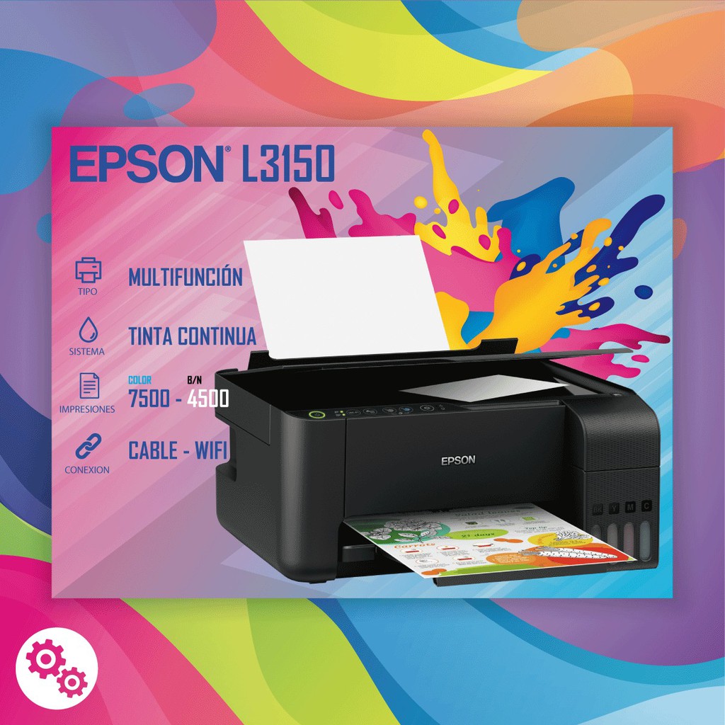 [Trả góp 0%]MáY In Phun MàU Epson L3150 (Print/ Copy/ Scan/Wifi)