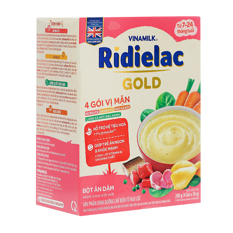 Bột ăn dặm Ridielac Gold