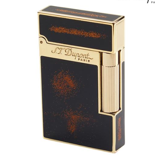 Bật Lửa, Hộp Quẹt Dupont Sơn Màu Mận D19V Dùng Gas Dòng 2