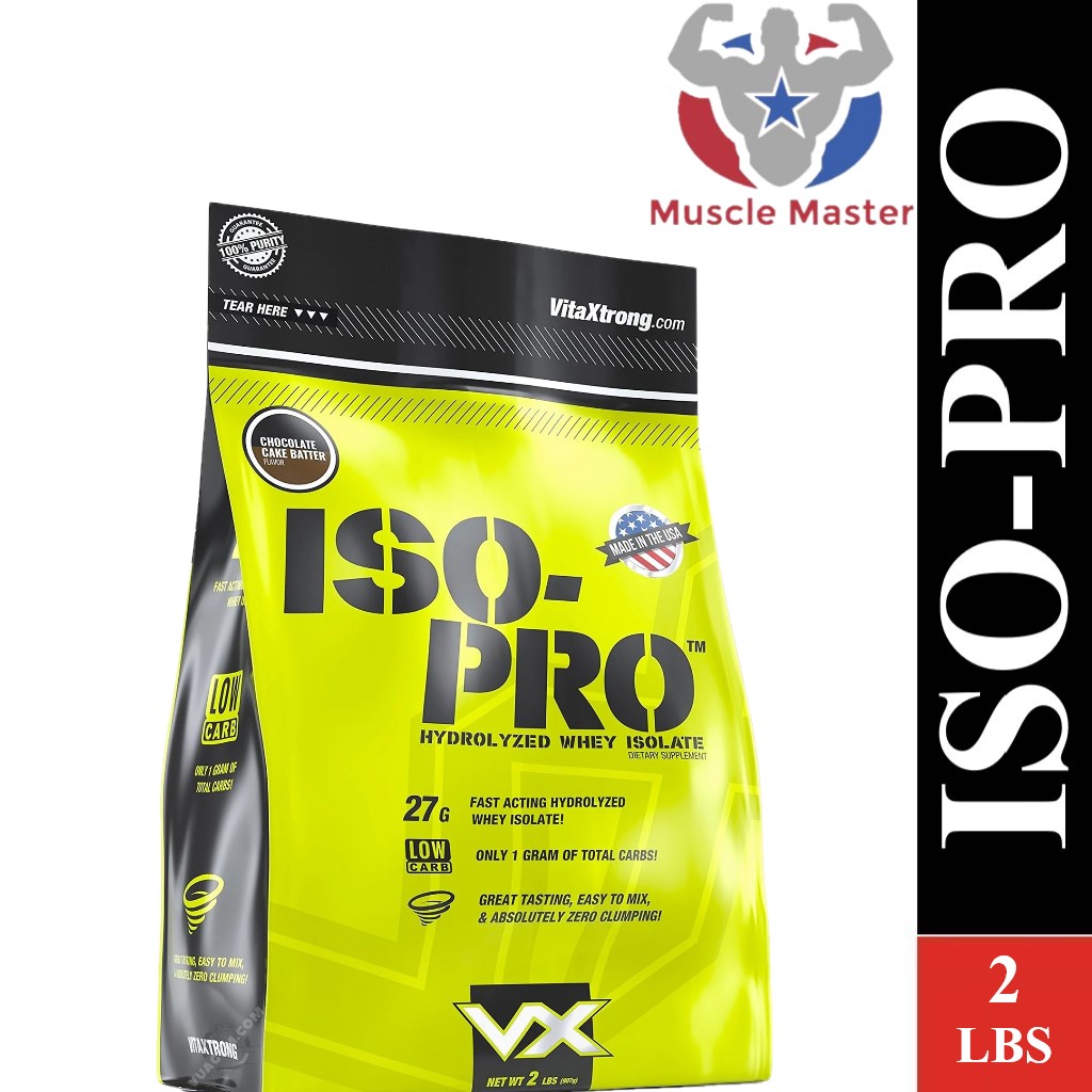 Whey Protein 100% HYDROLYZED WHEY ISOLATE VitaXtrong Iso Pro 2lbs