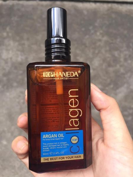 [HCM]Tinh dầu dưỡng tóc Haneda Collagen Argan Oil phục hồi hư tổn
