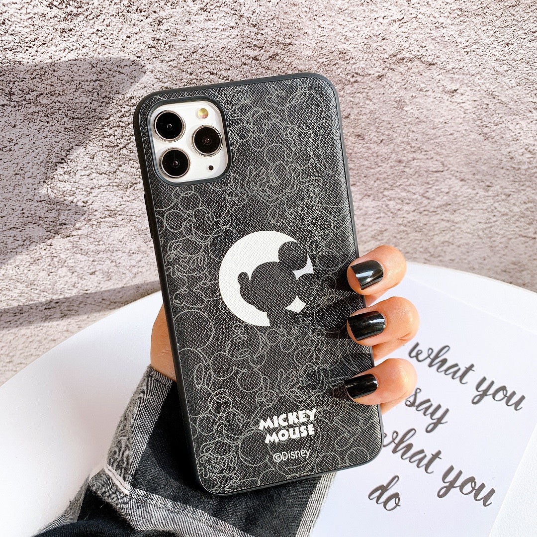 Ốp Lưng Da IMD Họa Tiết Mickey Mouse