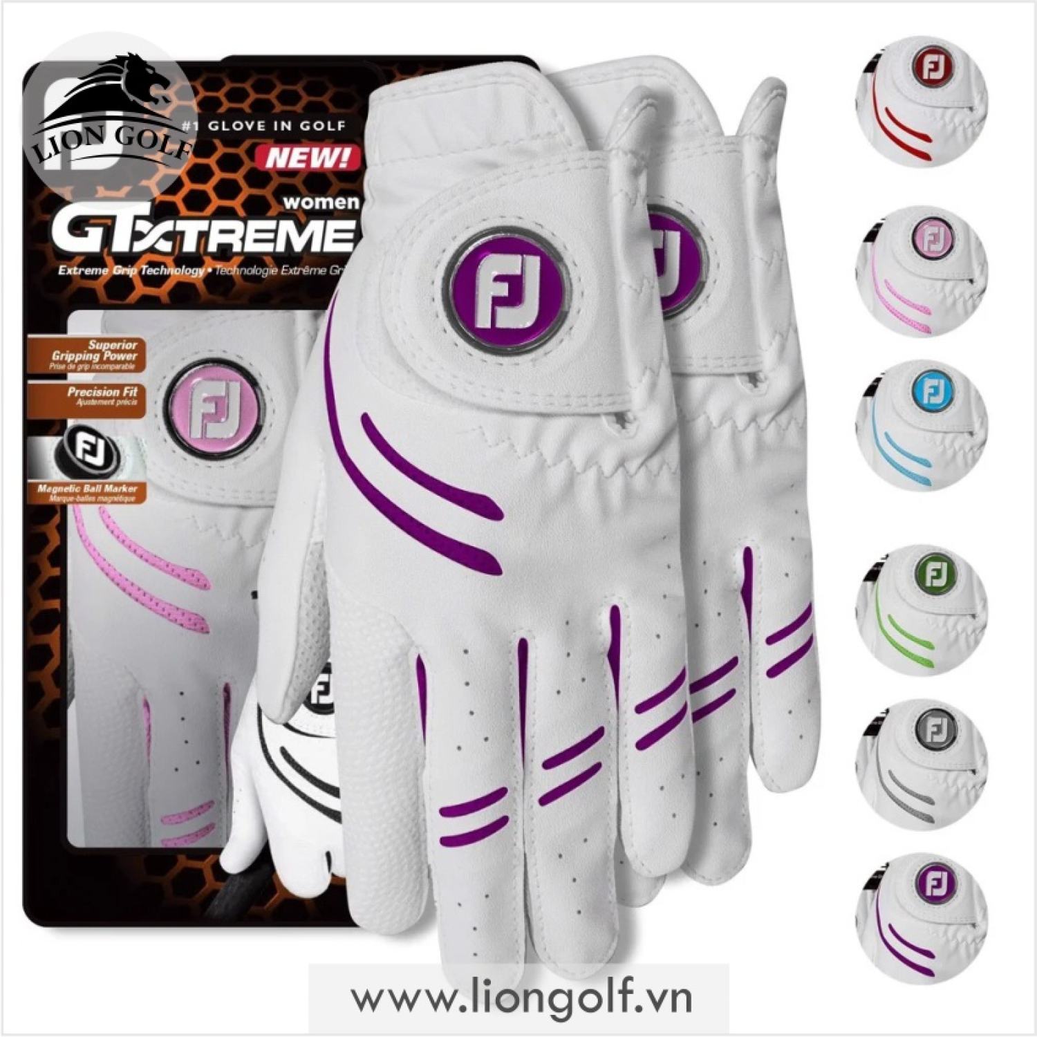 Cặp găng tay golf nữ Footjoy JS GTXTREME LPR AS 19 AS PR - 64835E-999