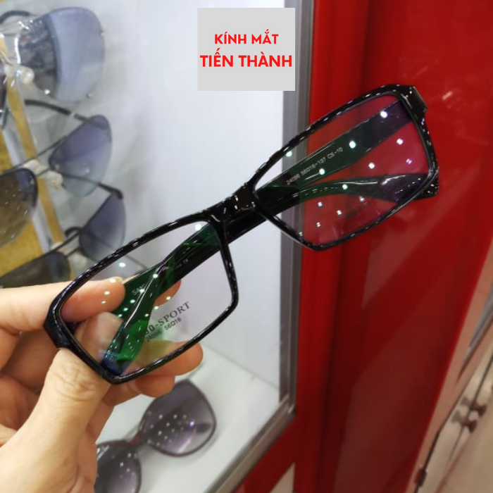 Gọng Nhựa Dáng Vuông Dày Bền Đẹp 24098 (Nhận cắt kính theo đơn) - Kính Mắt Tiến Thành
