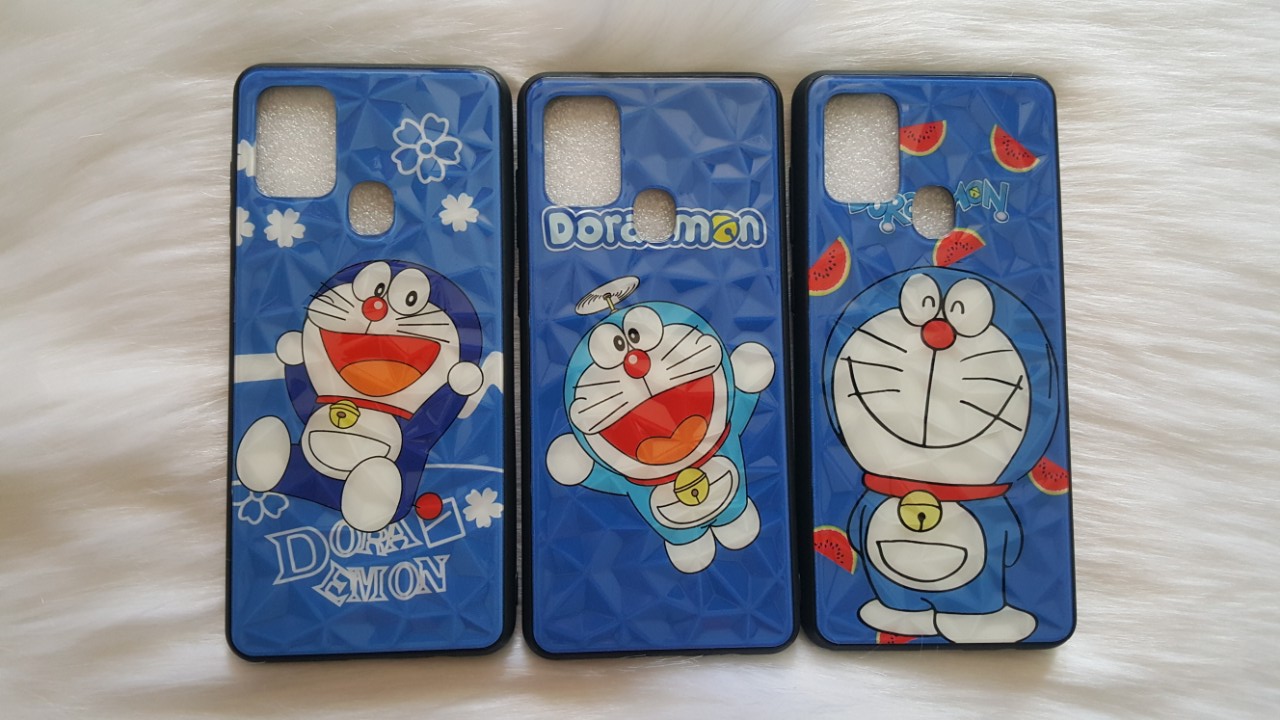 Ốp lưng 3D kim cương Doraemon Samsung A21S