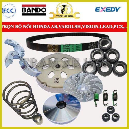 Trọn Bộ Nồi 10 món cho Xe Honda Air Blade 110 AB 125 150 VAIRO PCX SH MODE LEAD 110 125 VISION SH VIỆT Nồi Zin Chính Hãng