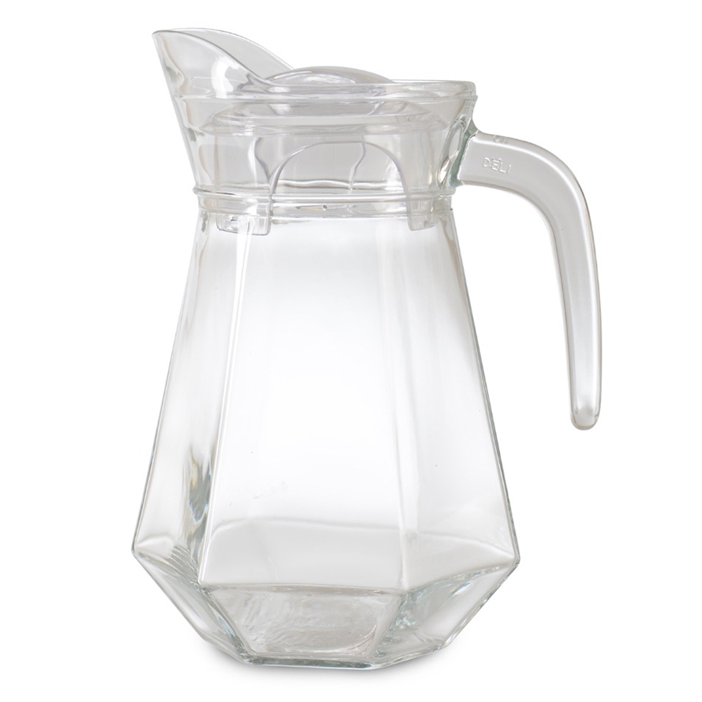 Bình nước thủy tinh Deli góc 1.3 lít - EH1028