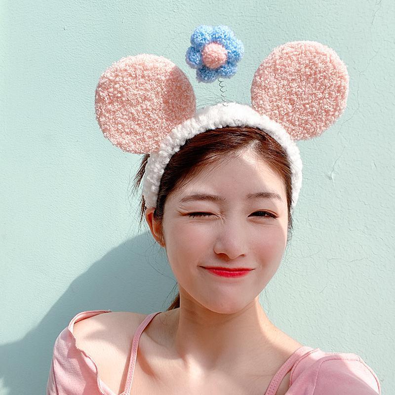 Băng đô cài tóc hình hoa dễ thương