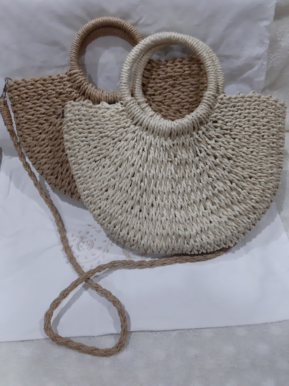 Làn cói bán nguyệt size M