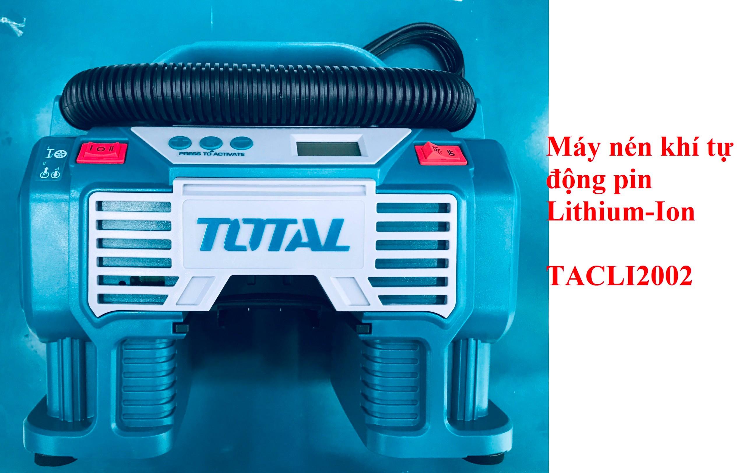 20V Máy nén khí tự động dùng pin Total TACLI2002 (không kèm pin và sạc)