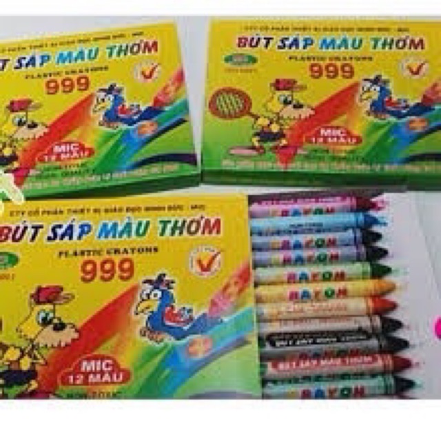 Sáp 12 màu mic