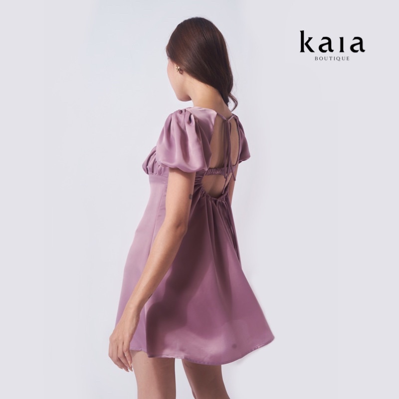 Đầm Lụa Rút Nơ Lưng - Mona Dress