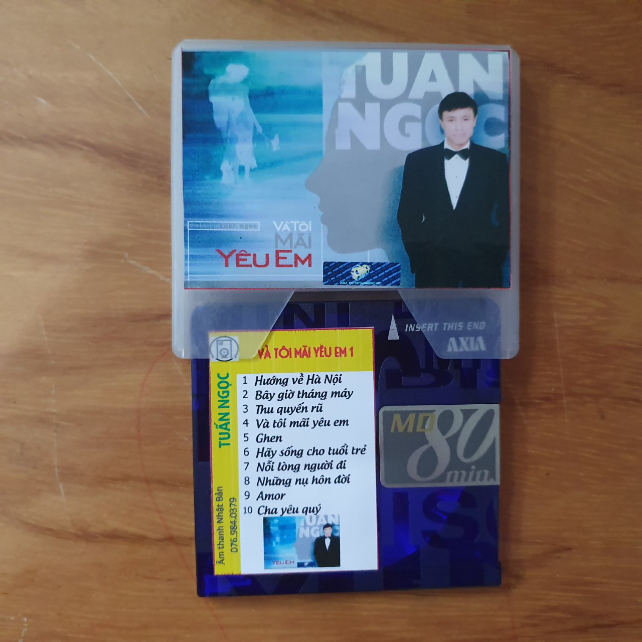 [MDCD] Bộ 2 Đĩa MD Tuấn Ngọc chọn lọc - Đĩa MD Mini Disc