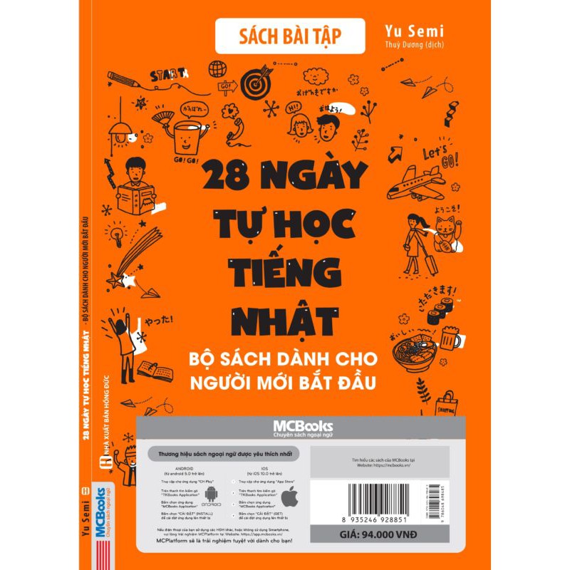 Sách - 28 Ngày Tự Học Tiếng Nhật - Ghi Chú Luyện Viết - Sách Bài Tập