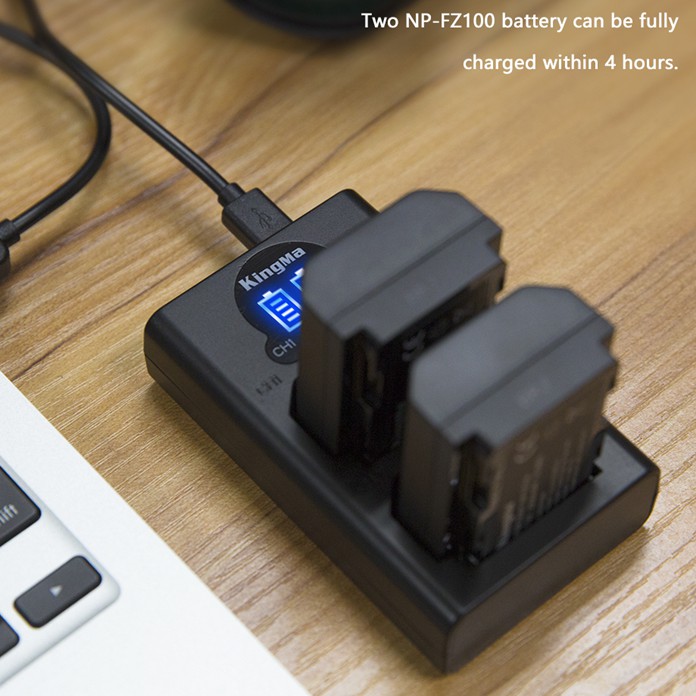 Dock Sạc Đôi Sony FZ100 Kingma v2 ( Thế Hệ Mới )