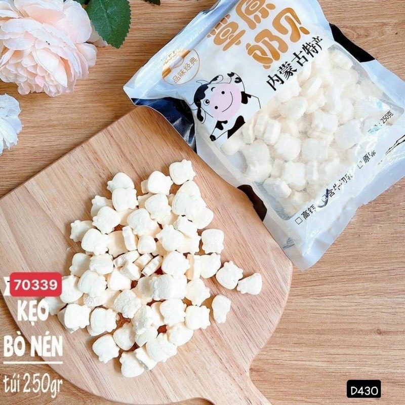 Kẹo sữa bò non gói 250g - hương sữa bò siêu thơm ngon
