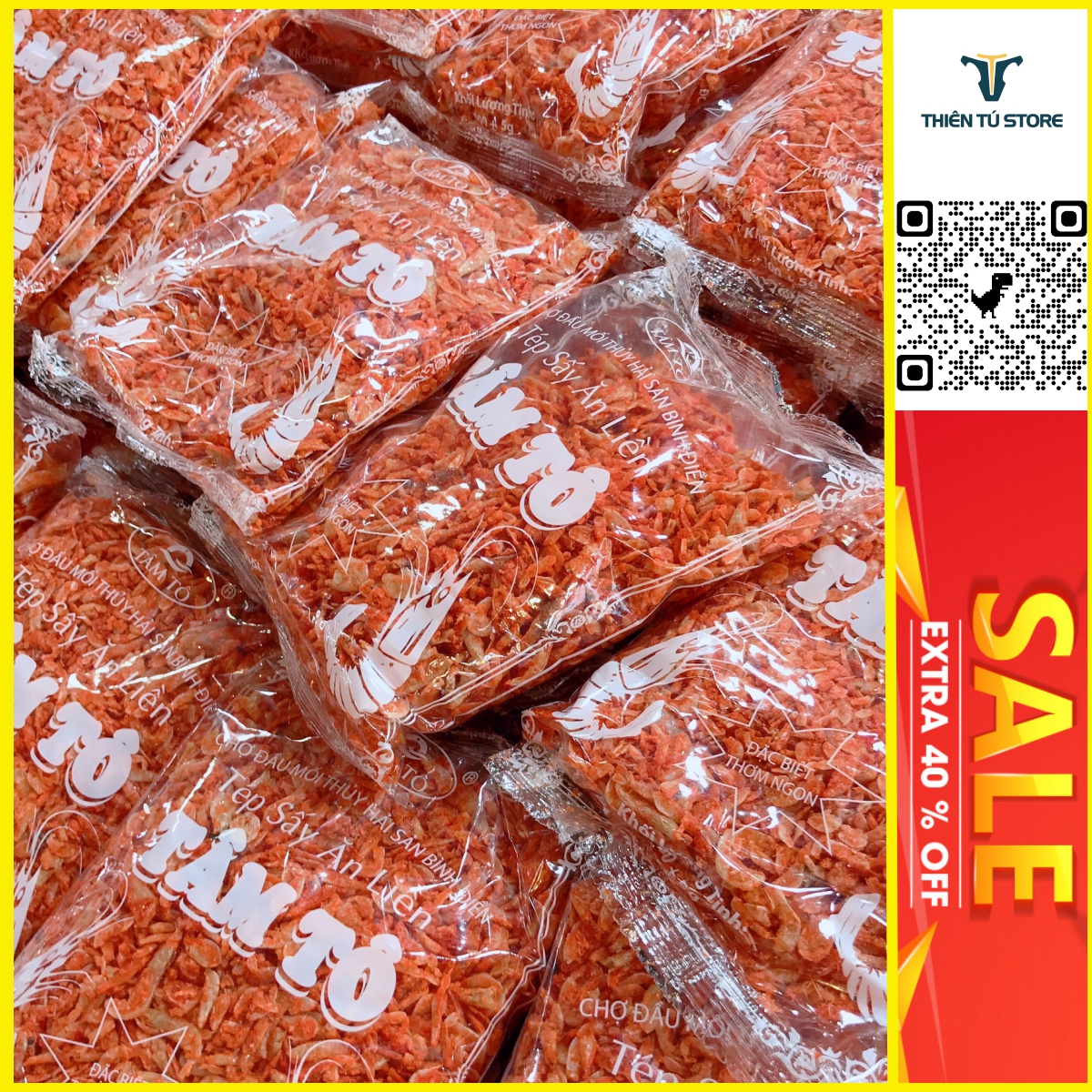 Tép sấy khô , ruốc sấy khô gia vị đóng bịch sẵn tiện lợi , dùng chế biến các món ăn rất ngon như gỏi , bánh tráng trộn..Mimo Foods chuyên hải sản khô , thực phẩm khô , nông sản khô trách nhiệm và uy tin , buôn sỉ & lẻ toàn quốc