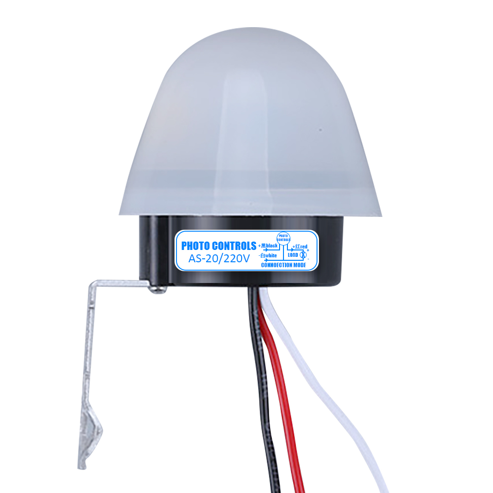 [Seasboat]12V 110V 220V Automatic Auto On Off Photocell Street Light Switch DC AC 220V 10A Sensor Switch Waterproof