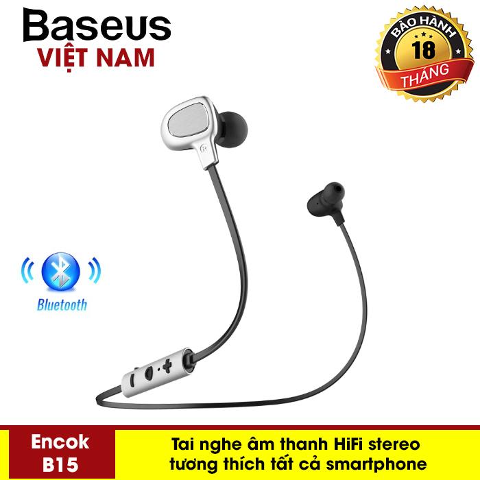 >> BÁO GIÁ TAI NGHE BLUETOOTH SAMSUNG/OPPO 2020 SIÊU BỀN ĐẸP ÂM THANH CHUẨN, PIN DÙNG LÂU, KẾT NỐI TỐT VỚI TẤT CẢ CÁC LOẠ | Shopee Lazada Sendo Tiki mới nhất 182 Tai Nghe không dây Baseus B15 Cho Điện Thoại iPhone, Samsung, Huawei, Oppo, Xiaomi công nghệ Bluetooth 4.1 Âm thanh HIFI stereo, siêu Bass tích hợp mic đàm thoại, pin lâu nghe nhạc 7h, chống nước ipx4 -Baseus Vietnam