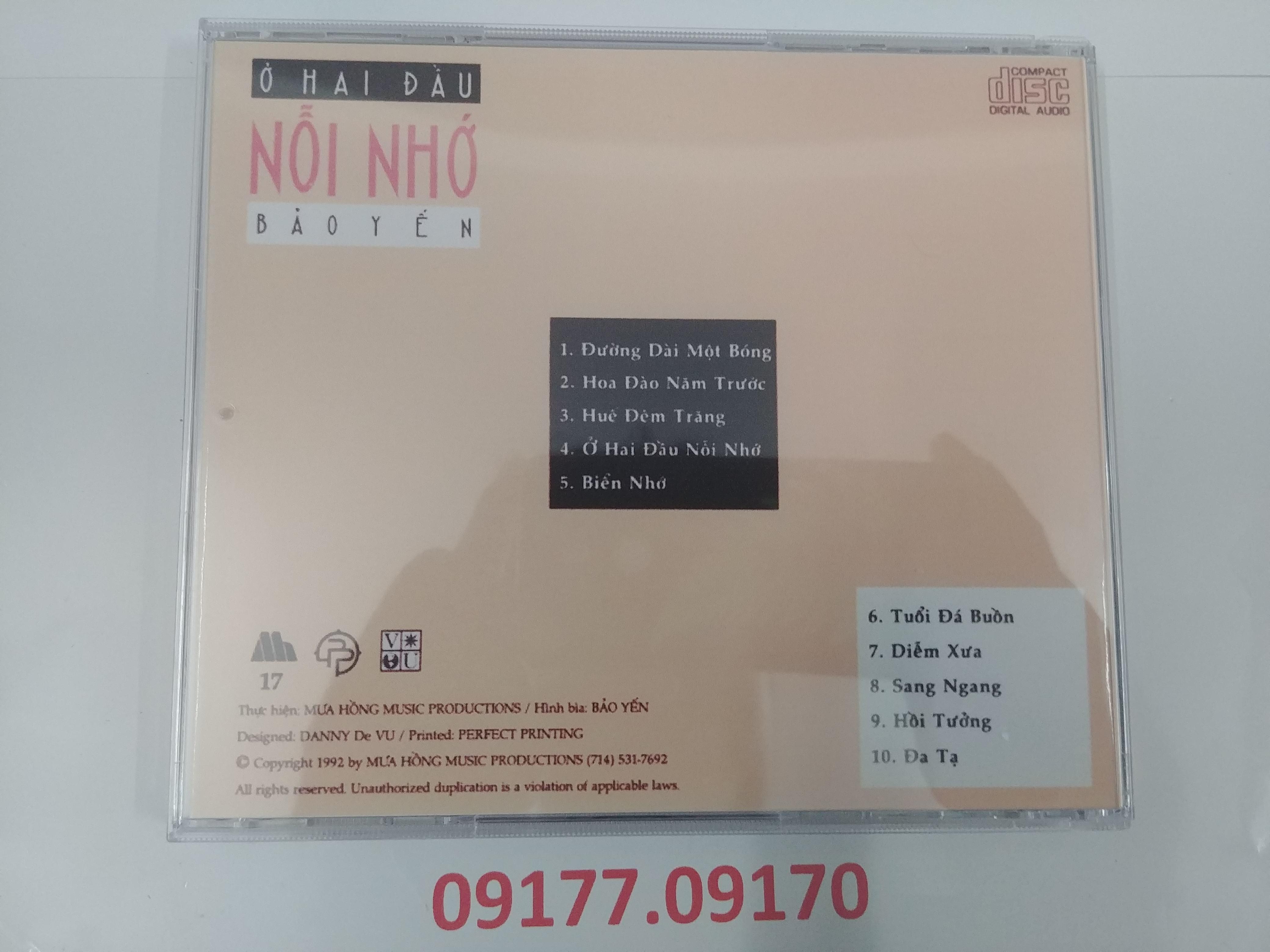 CD Ở 2 Đầu Nỗi Nhớ - Bảo Yến