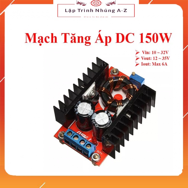 Mạch nguồn tăng áp dc-dc từ 10-32v lên 12-35v 150w