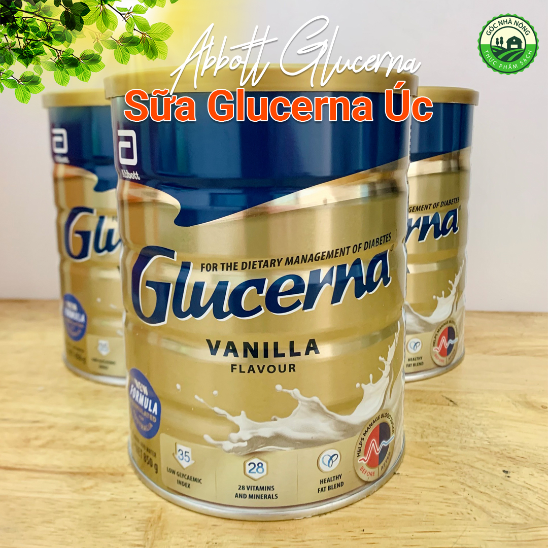 Sữa Glucerna Úc 850g (Nhập khẩu trực tiếp)