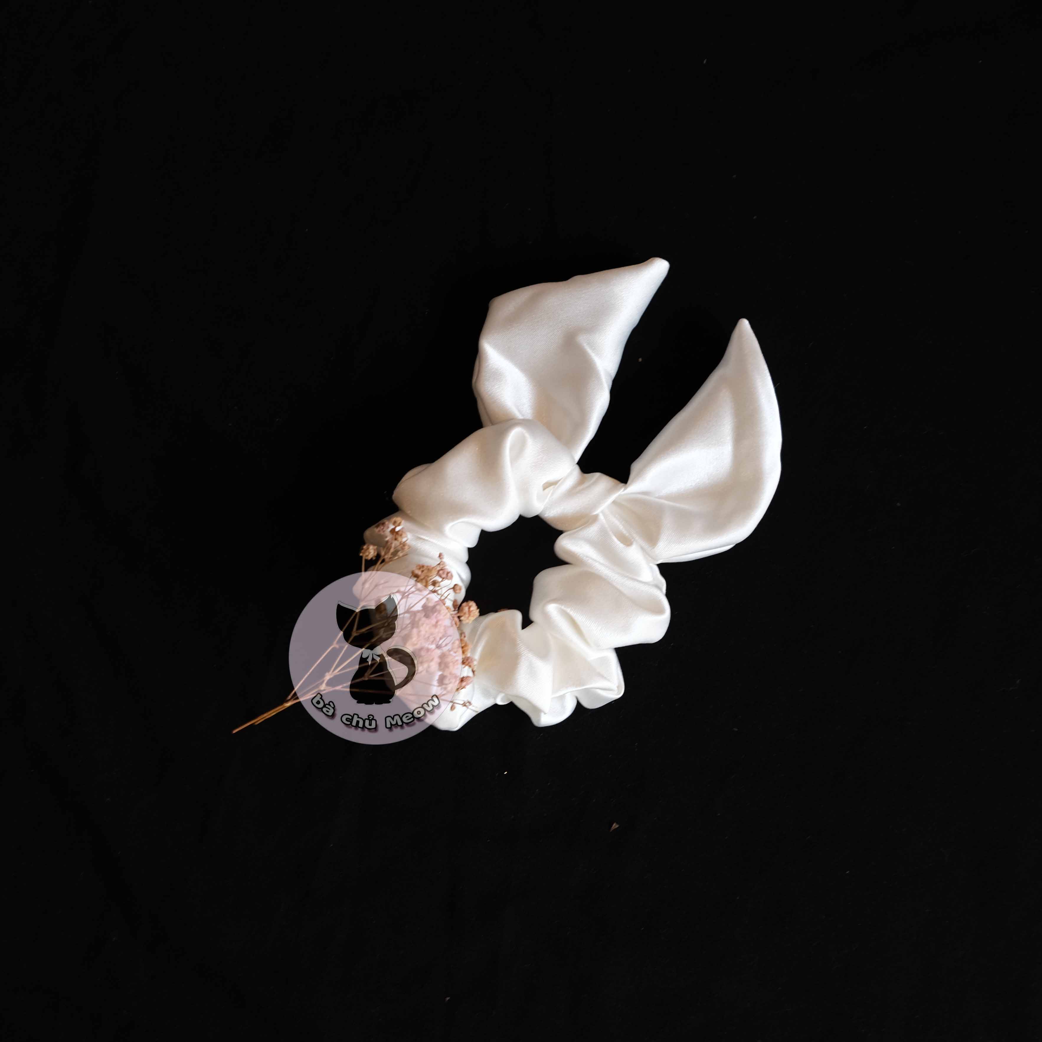 Đồ Cột Tóc Tiểu Thư - Dây Cột Tóc Siêu Cute - Scrunchies Tai Thỏ
