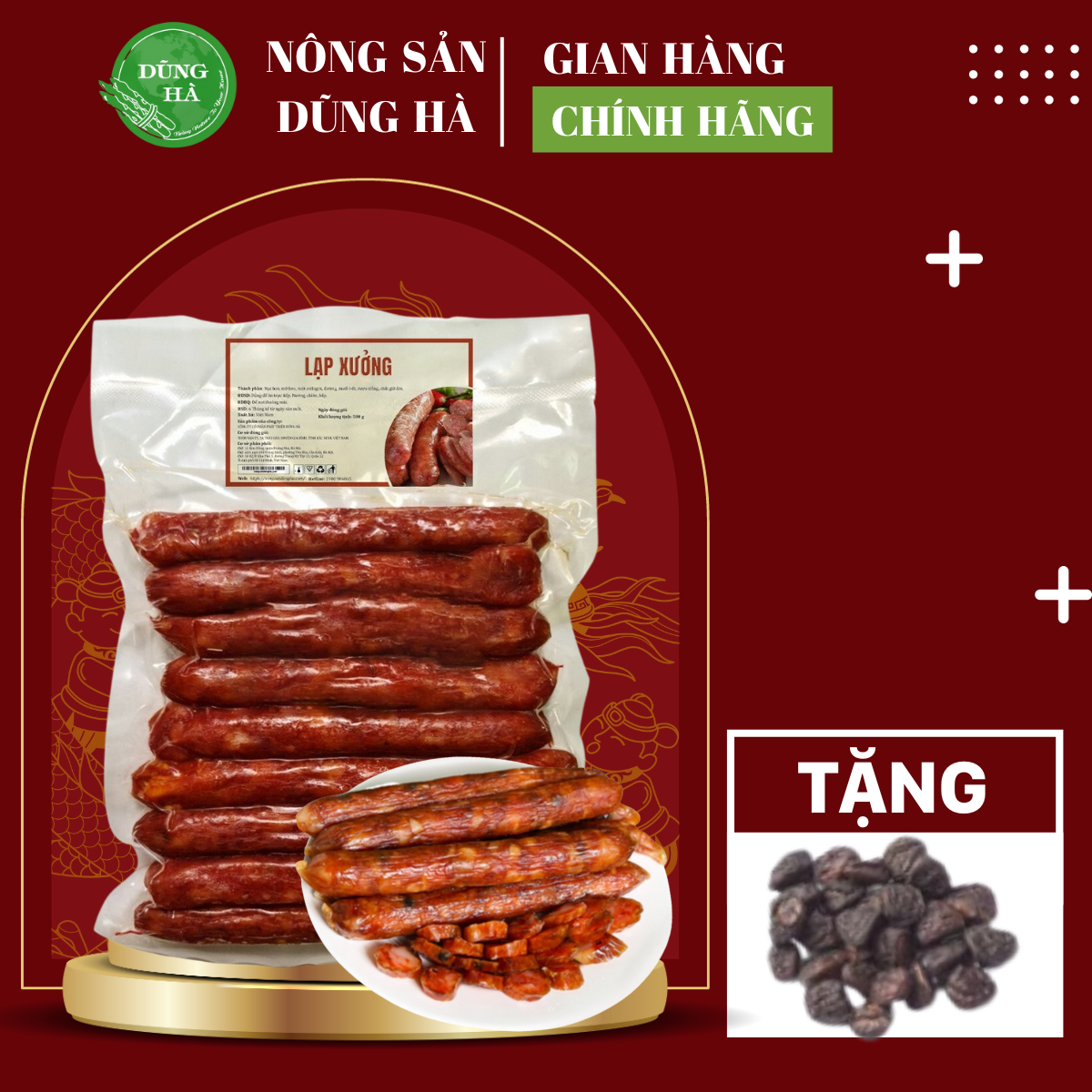 Lạp Sườn Gác Bếp chuẩn vị Tây Bắc thơm ngon 100% từ thịt lợn tươi
