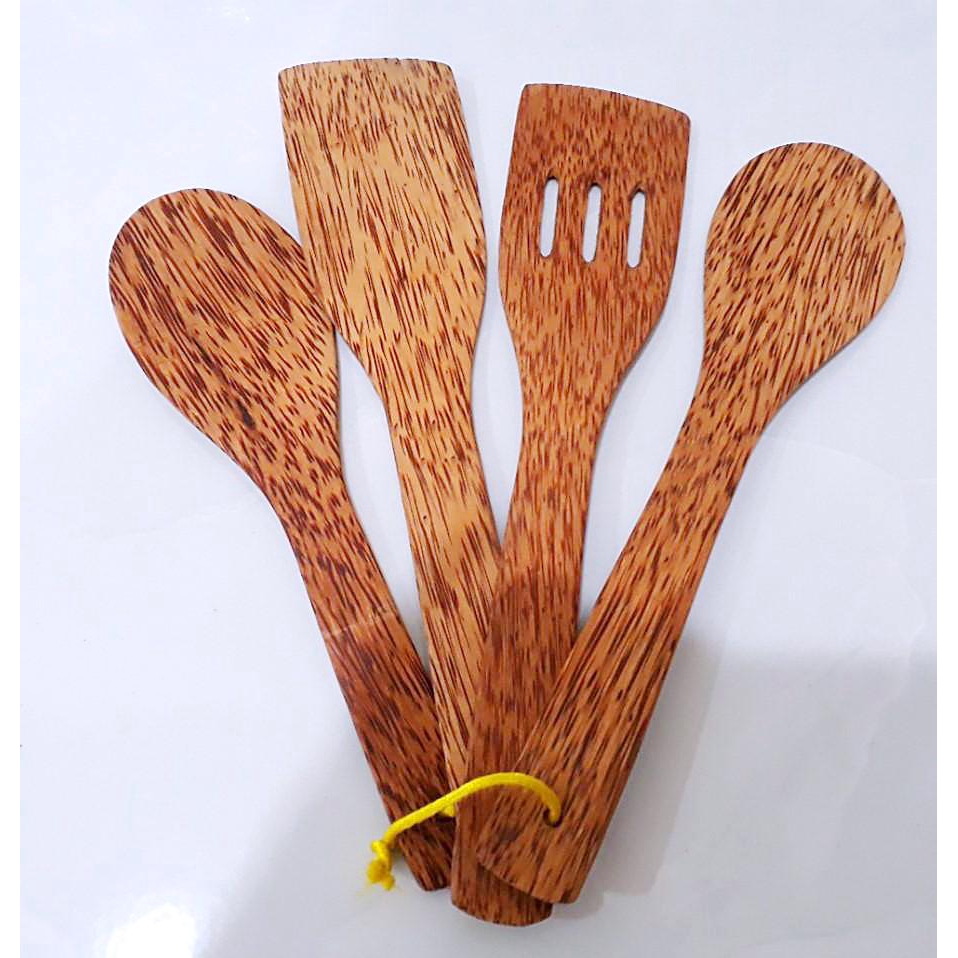 Bộ vá sạn gỗ dừa 4 món