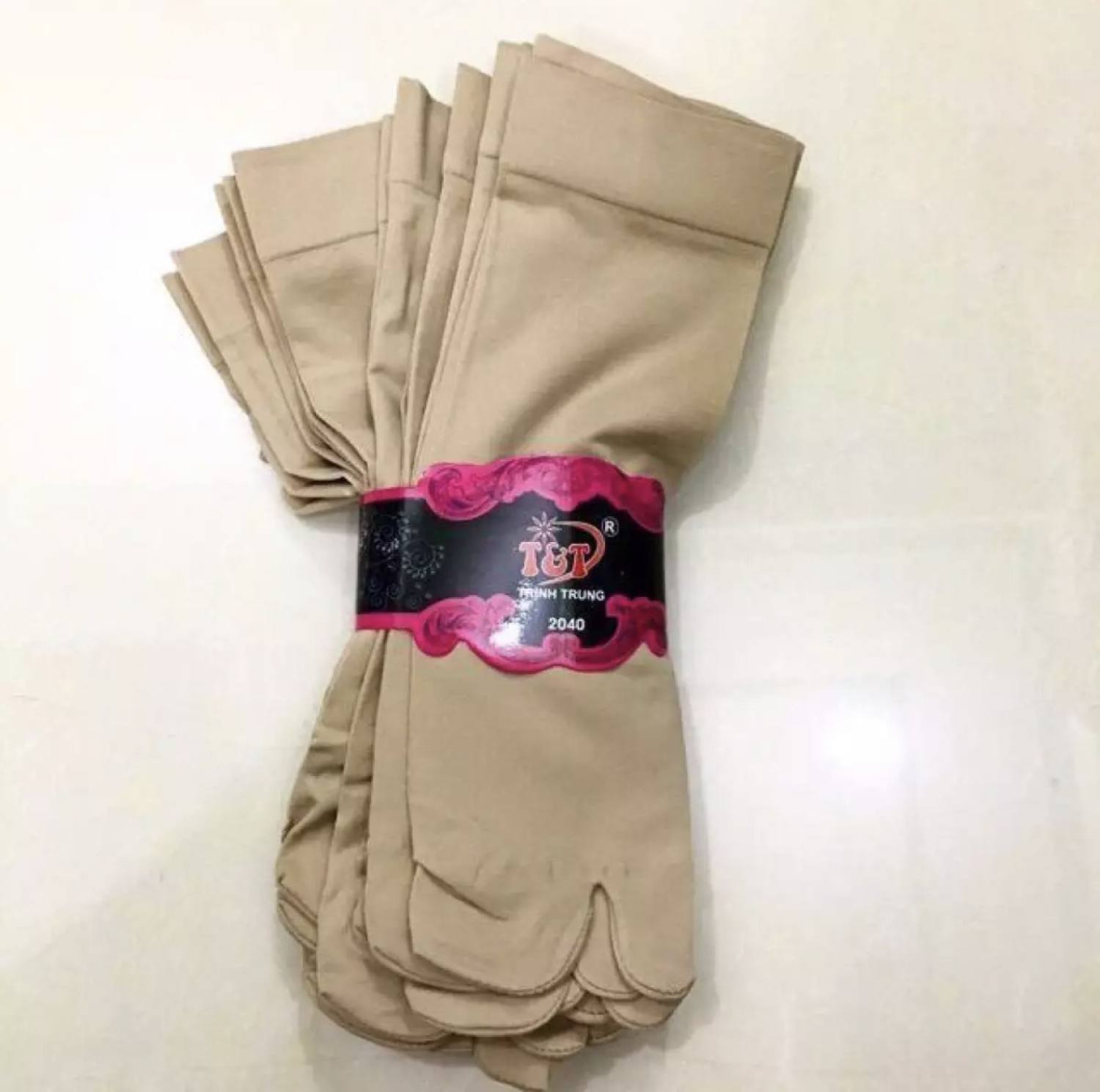 Combo 10 Đôi vớ nữ màu đen, da, xỏ ngón , thun cotton ảnh thật