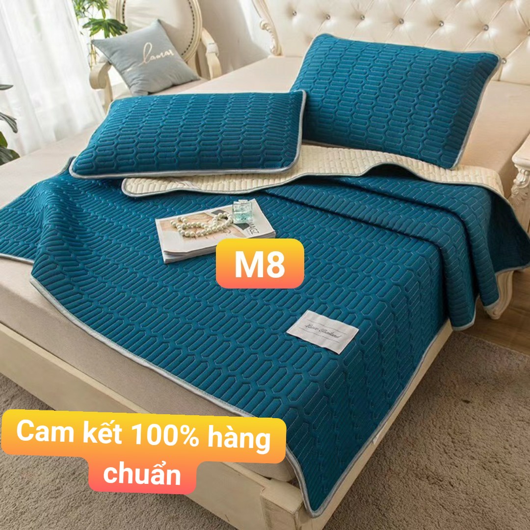 Chiếu điều hòa cao su non 2m x2m2 xanh đậm mới nhất