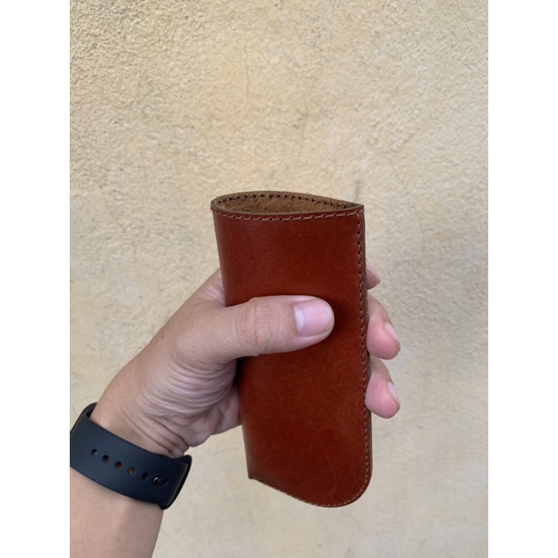 Bao da đựng kính handmade da thật