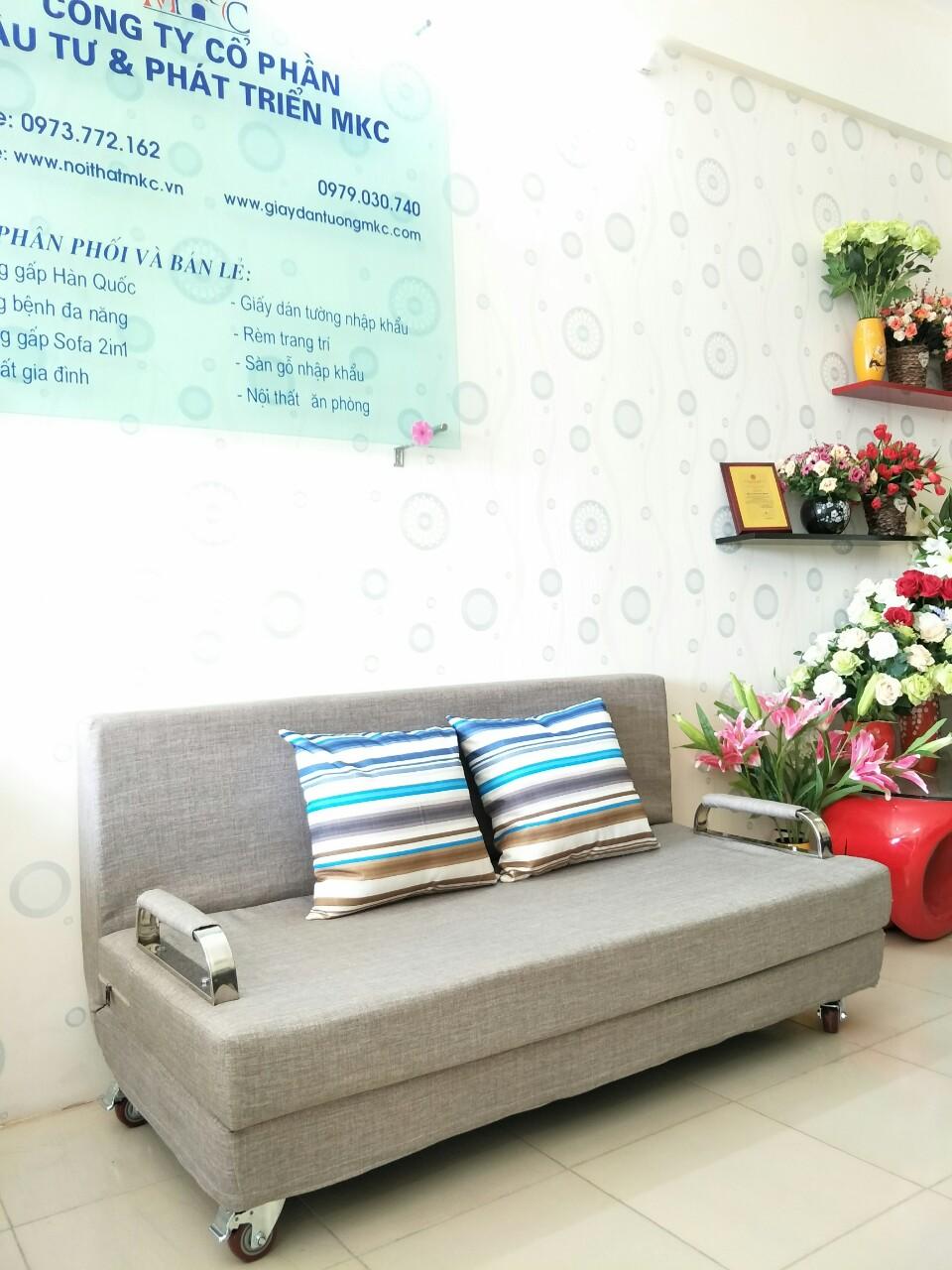 Sofa giường kiểu gấp 3 rộng 1,2m