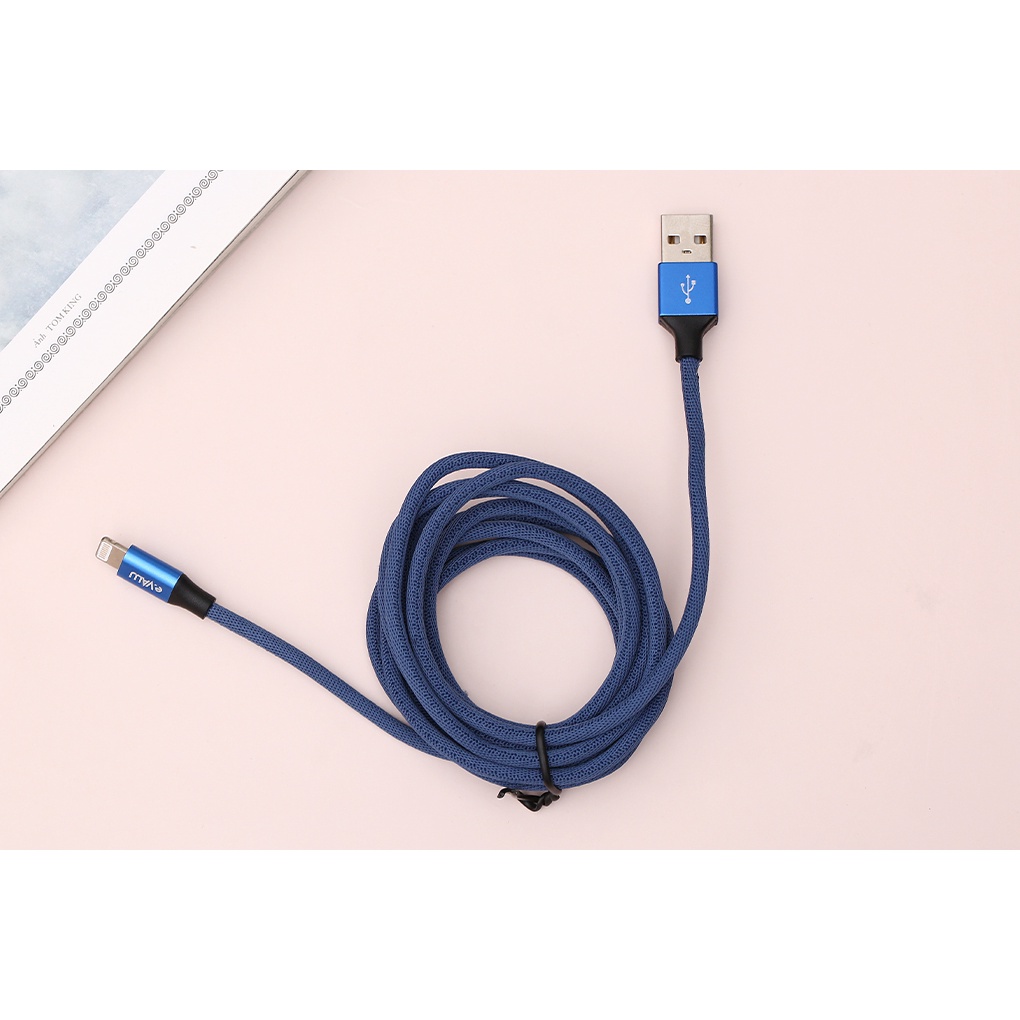Cáp sạc iPhone hiệu eValu LTL-04 dài 2m hàng like new 99%
