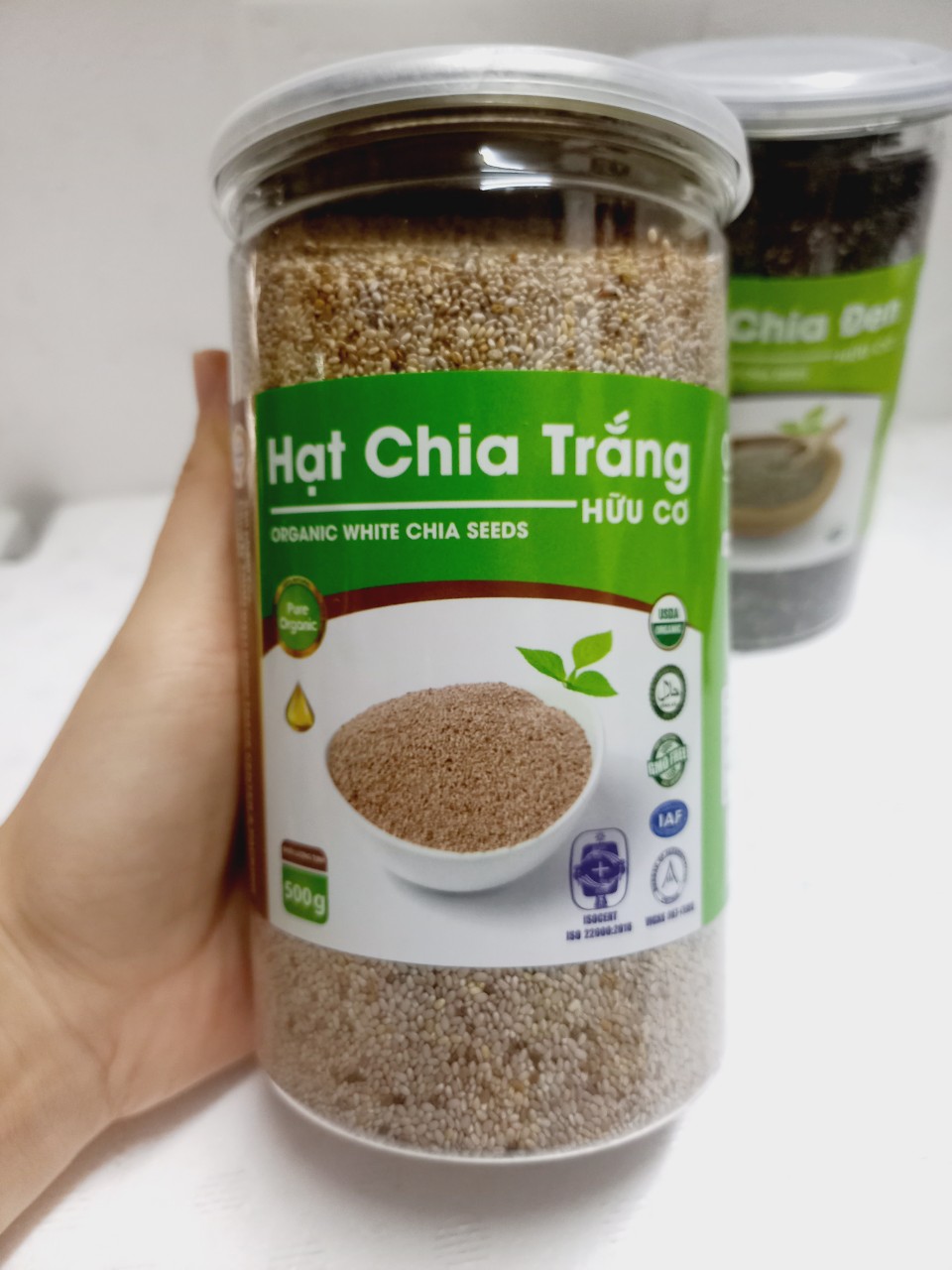 Hạt chia trắng/đen nhập khẩu hữu cơ chia seeds Wellbeing