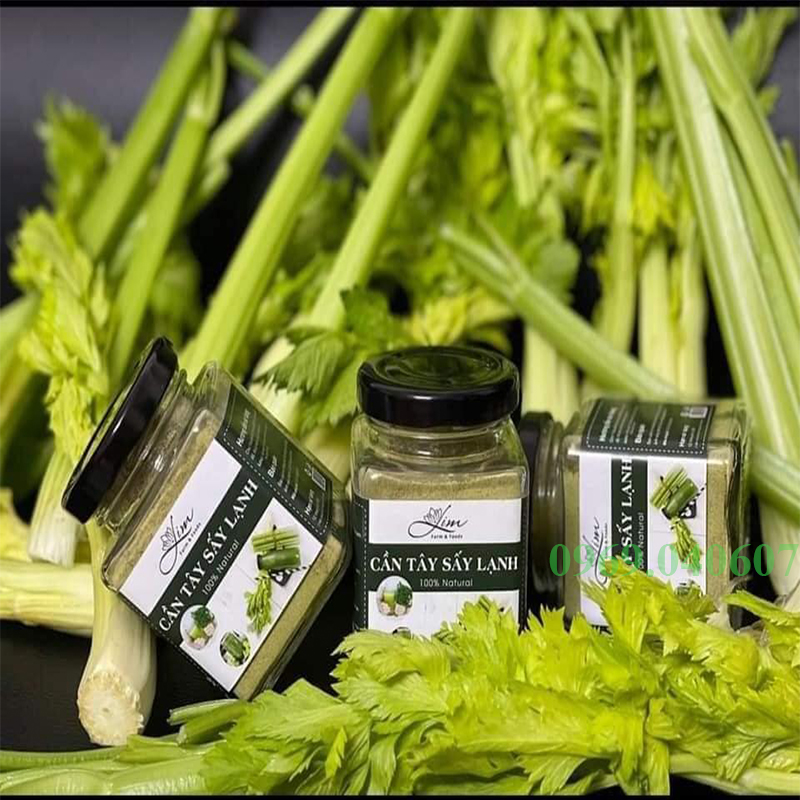 Bột cần tây sấy lạnh nguyên chất nhà LIM (150gr)