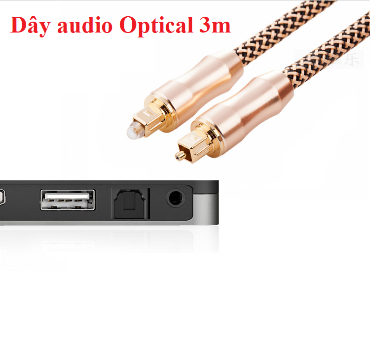 Cáp quang âm thanh Toslink Optical 3m