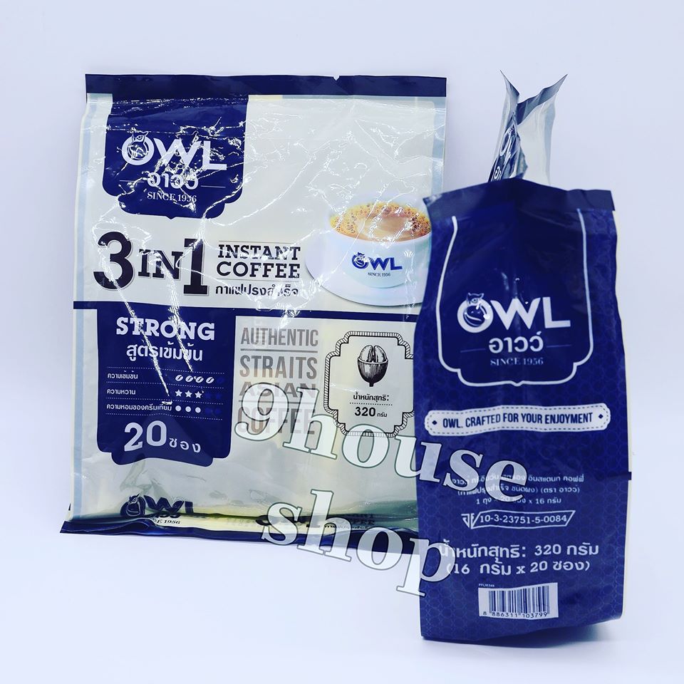 Date 9/2023 Cà Phê 3in1 OWL Thái Lan