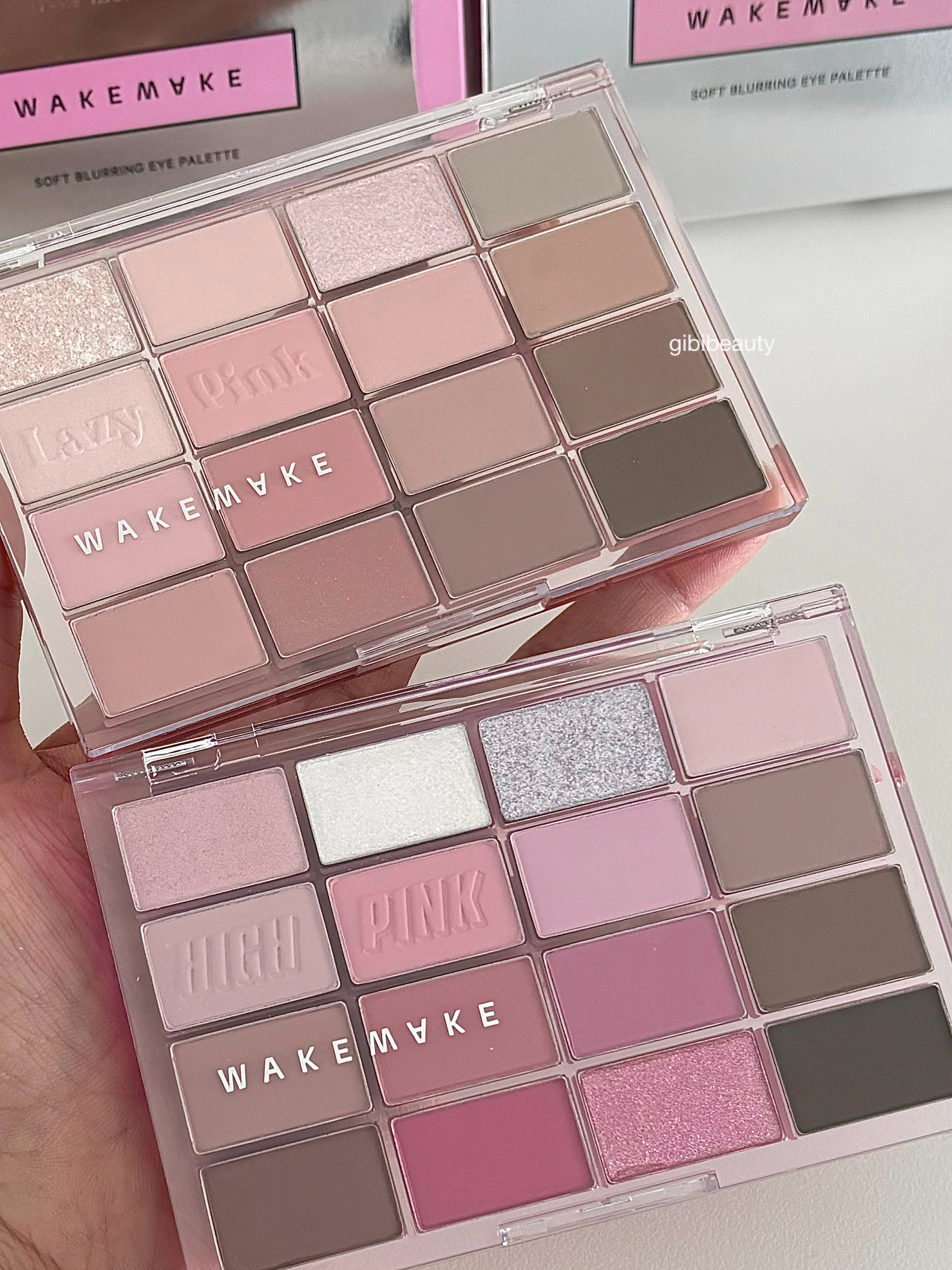 Bảng mắt WAKEMAKE Soft Blurring Eye Palette
