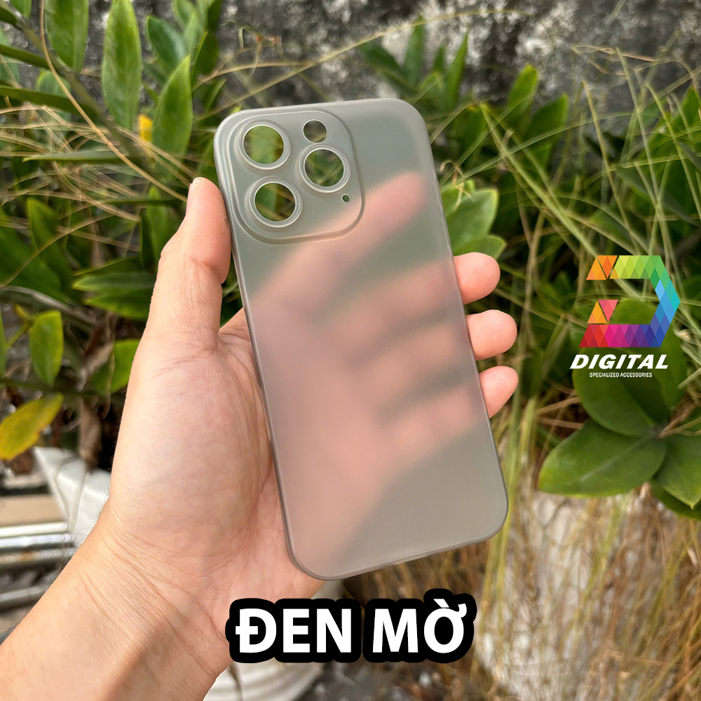 Combo 2 Ốp Lưng Trong Nhám Unibody iPhone 16 Pro Max Siêu Mỏng