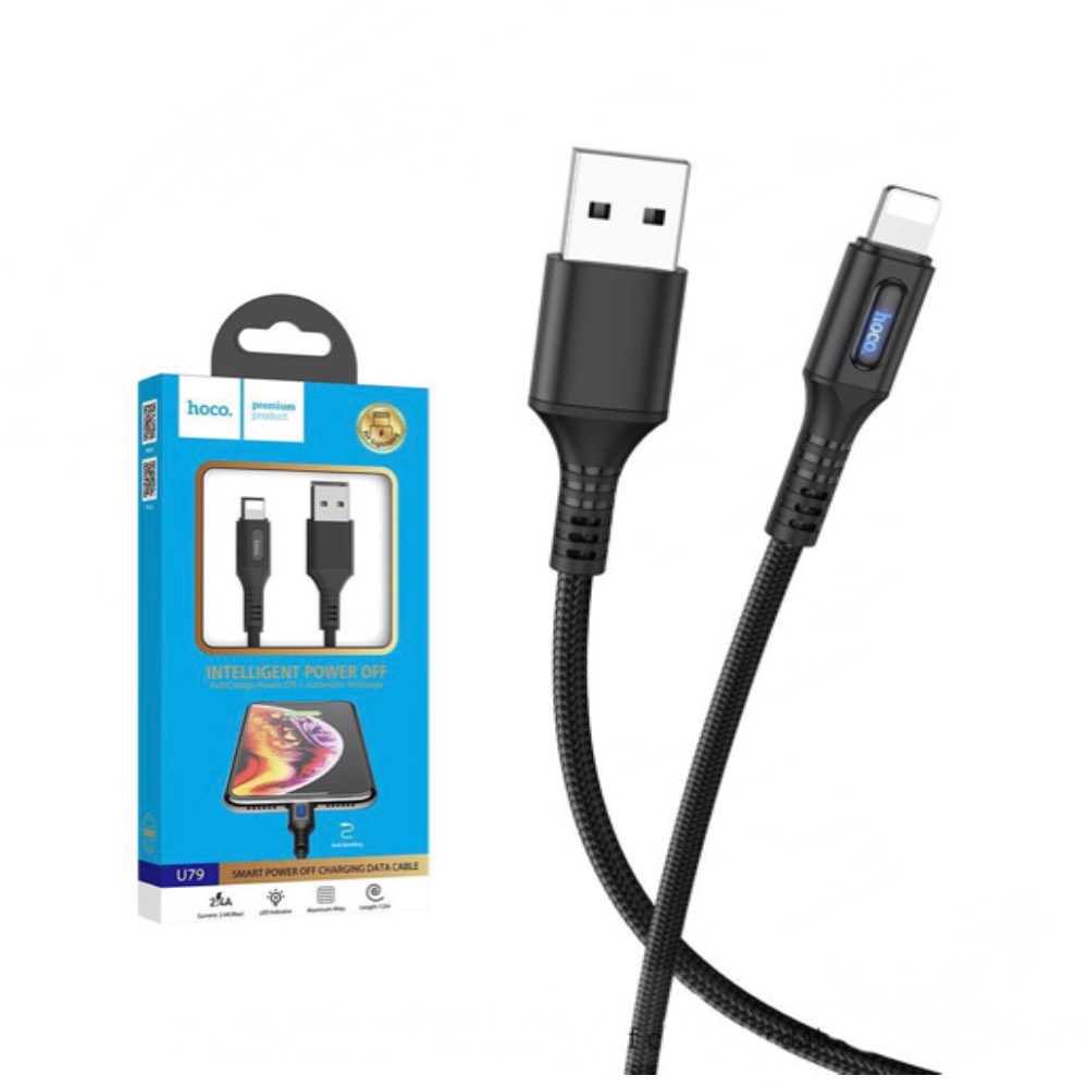 Cáp sạc  Hoco U79 chân Type C/Lightning - 1.2M